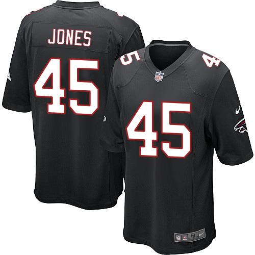 Nike Falcons #45 Deion Jones Black Alternate Youth Stitched NFL Elite Jersey